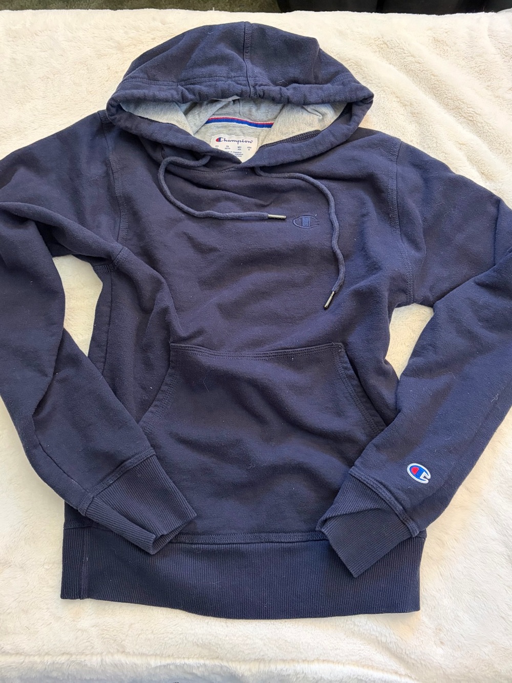 Champion Navy Blue Women's Pullover Hoodie